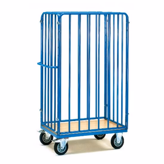 High Quality Warehouse Logistic Stackable Metal Wire Mesh Roll Container