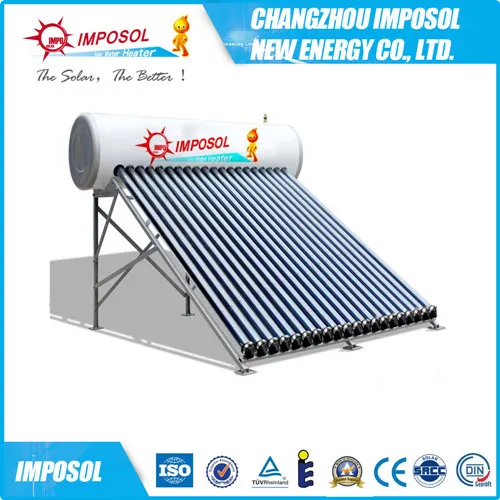 Pressurized Heat Pipe Solar Hot Water Heating for Home/School/Factory