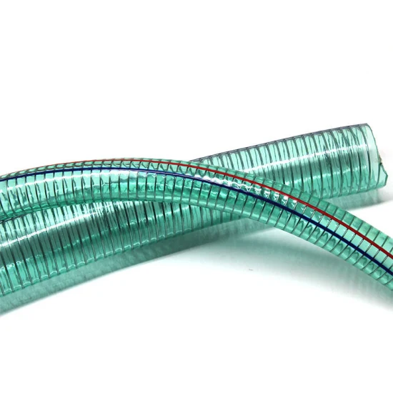 Made in China PVC Reinforced Pipe Transparent Shower Hose 6 Points Garden Plastic Pipe 1 Inch Trachea Watering Pipe Household Garden