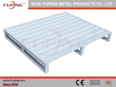 Customized Flat Iron Pallet for Warehouse Storage Metal Pallet Heavy Duty Racking Steel Pallet