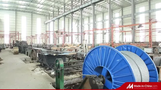 6*36ws+Iwrc Steel Wire Rope 32mm Tower Crane Wire Rope