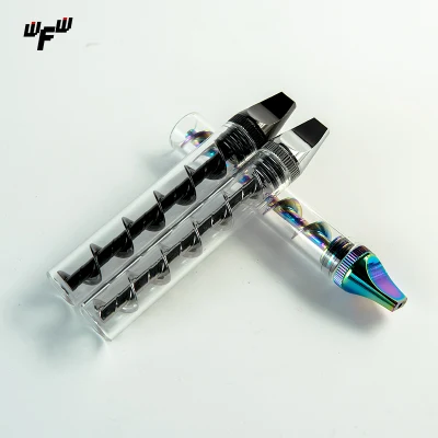 Nice Special Mouthpiece Twisty Glass Blunt Water Pipe Kit for Home Parties