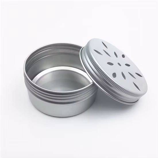Wholesale Empty Food Grade Round Metal Storage Tin Box