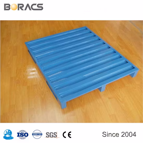 Metal Warehouse Steel Stackable Selective Pallet Rack Industrial Metal Box Pallet From China Direct Factory