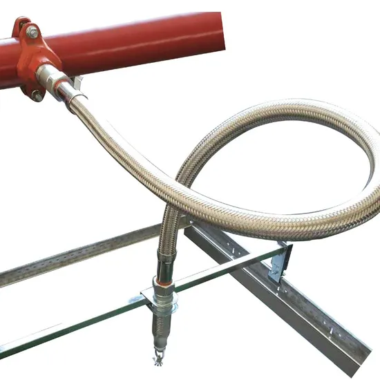 UL/FM Stainless Steel Flexible Sprinkler Hose