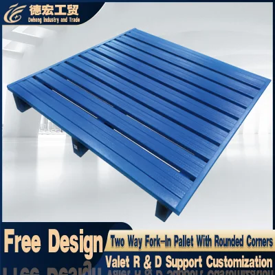 Reinforced Heavy Duty Virgin Metal Material Hygienic Smooth Flat Transport Steel Pallet with Cheap Price