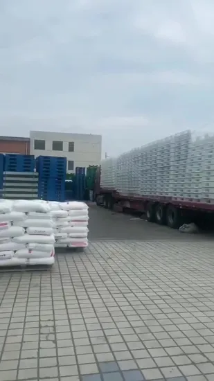 Reusable Single Faced Standard Steel Reinforced Flat Top Plastic Pallet